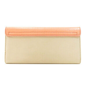 Chloe Wallet ribbon long calfskin logo leather